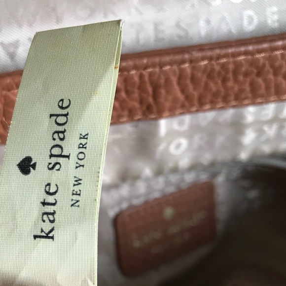 Kate Spade Coralie Sheffield Street Cognac Brown Leather Purse & Matching Wallet - Picture 14 of 16